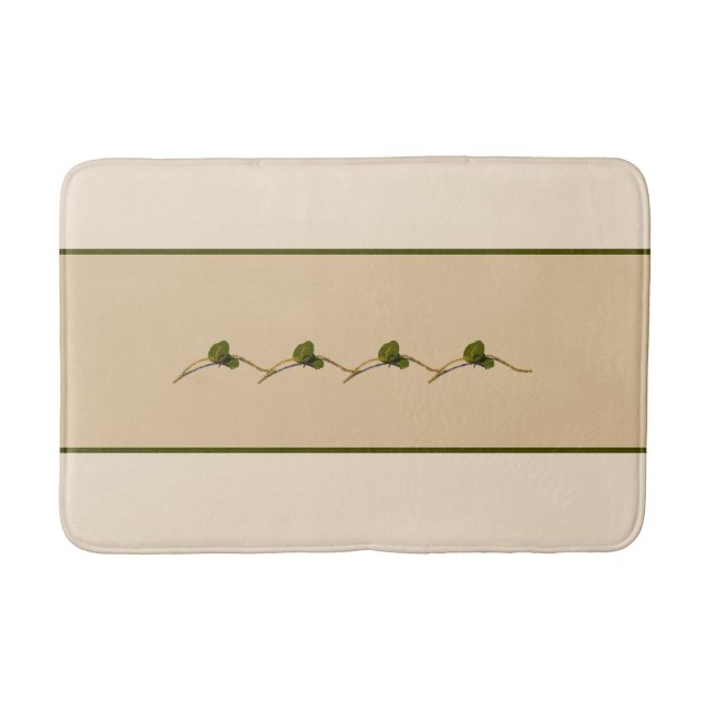 Tapete De Banheiro Separador Blooms Stripe- Dunas- (Frente)