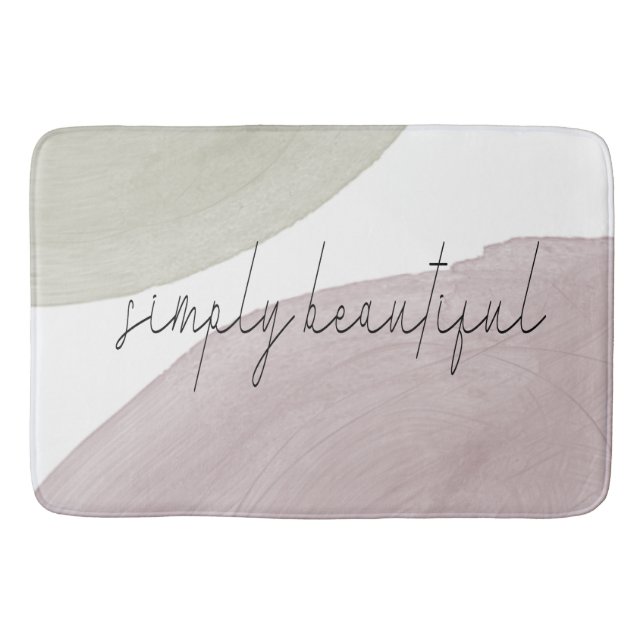 Tapete De Banheiro Serenity Bath Mat Moderno (Frente)