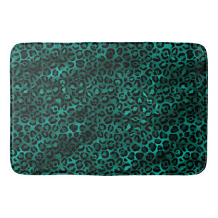 Tapete De Banheiro Série Leopardo Teto e Dourado Design 5