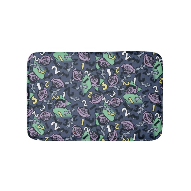 Tapete De Banheiro Sésamo Sésamo | Conde von Count Doodle Pattern (frente)
