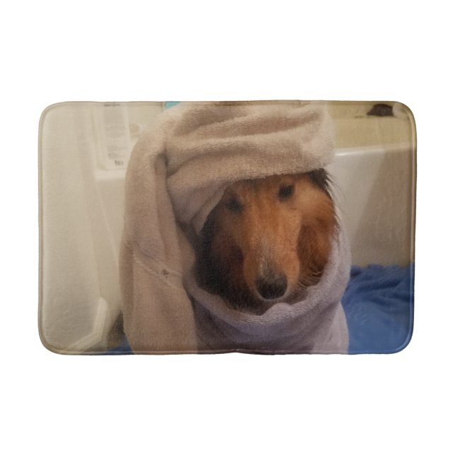Tapete De Banheiro Sheltie (Frente)