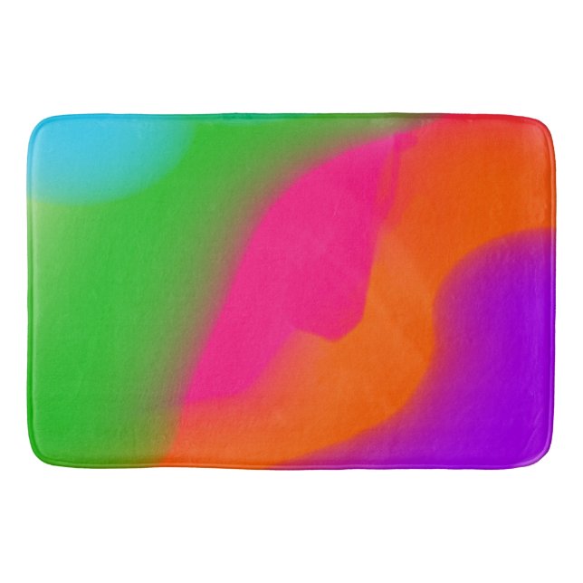 Tapete De Banheiro Sherbet Watercolor (Frente)