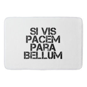 Tapete De Banheiro Si Vis Pacem Para Bellum