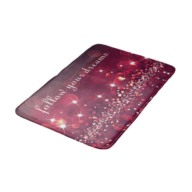 Tapete De Banheiro Siga o seu sonho Sparkle Bath Mat (Angulado)