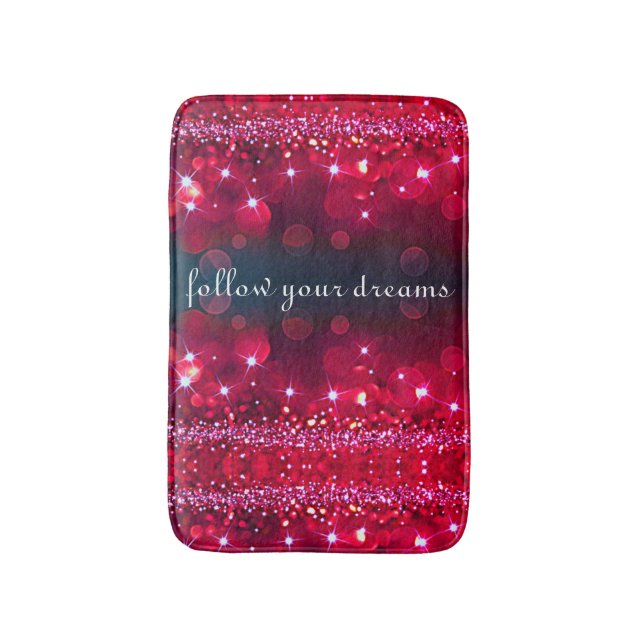 Tapete De Banheiro Siga Sua Matriz Vertical Cherry Sparkle (Frente Vertical)