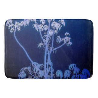 Tapete De Banheiro Silhouette em Royal Blues Bath Mat