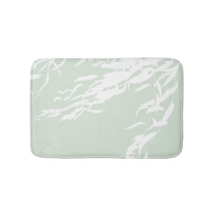 Tapete De Banheiro Silhouette Sea Green personalizável