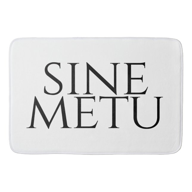 Tapete De Banheiro Sine Metu - Sem Medo (Frente)