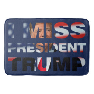 Tapete De Banheiro Sinto Falta Do Presidente Trump