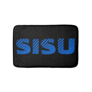 Tapete De Banheiro SISU - Sauna Bath Mat (Black;Pequeno)
