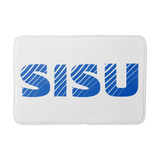 Tapete De Banheiro SISU - Sauna Bath Mat (Branco) (Frente)