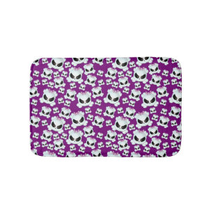 Tapete De Banheiro Skullz feminino
