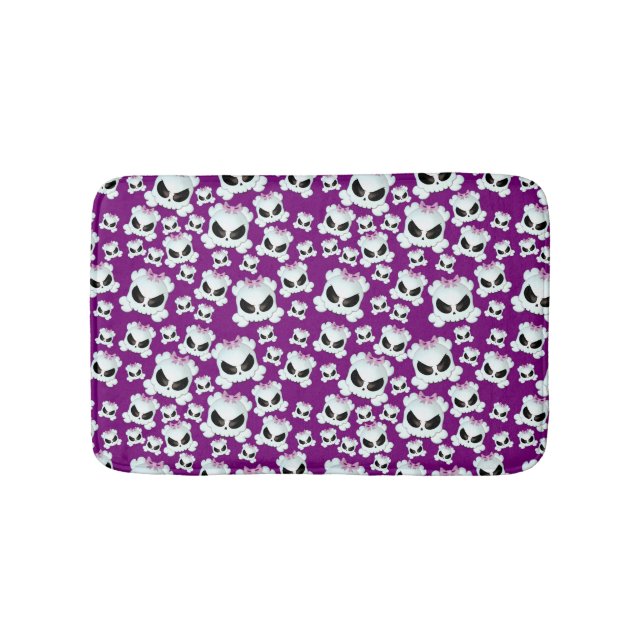 Tapete De Banheiro Skullz feminino (frente)