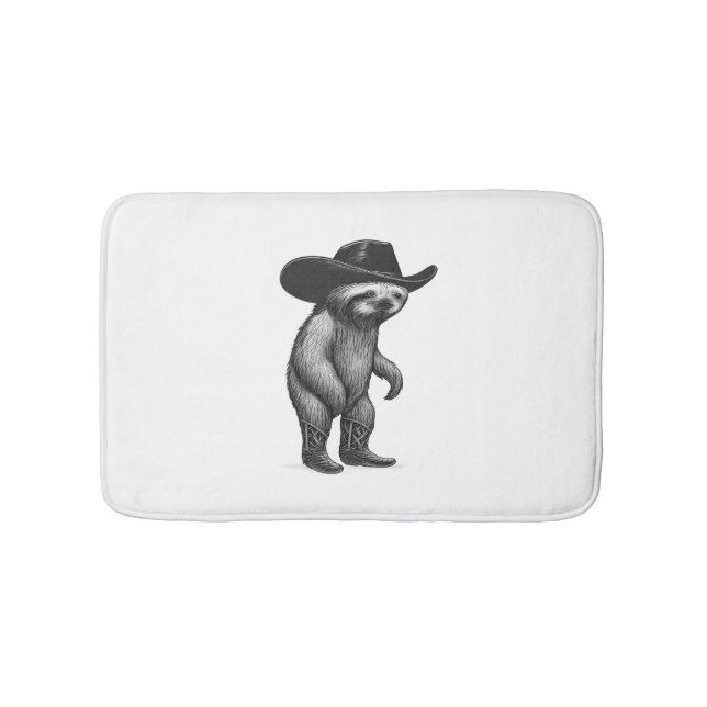 Tapete De Banheiro Sloth Howdy Sloth (frente)