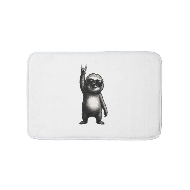 Tapete De Banheiro Sloth Rocking Dance (frente)