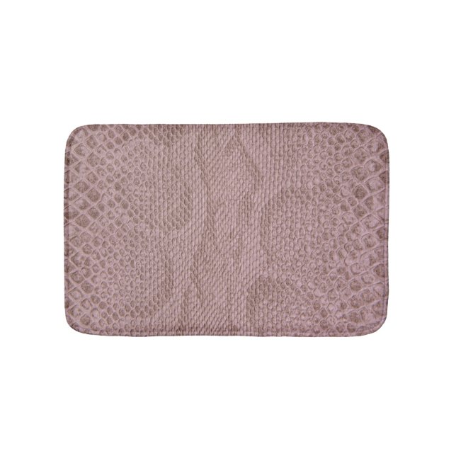 Tapete De Banheiro Snakeskin Rosa (frente)