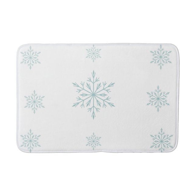 Tapete De Banheiro Snowy Elegance Bathroom Mat (Frente)