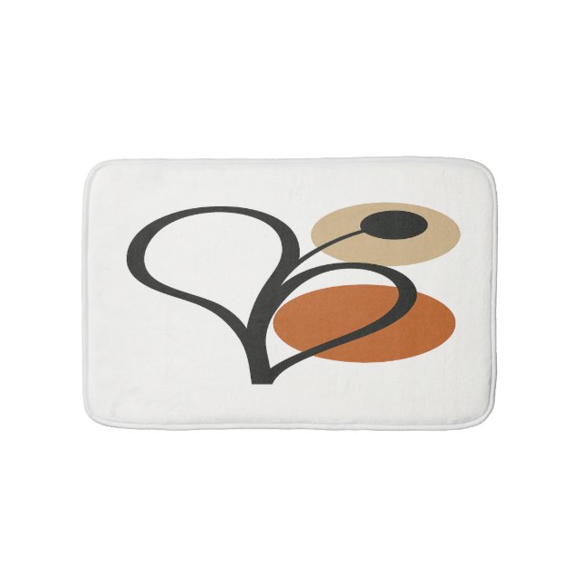 Tapete De Banheiro Soft Bloom Contemporary Botanical  (frente)