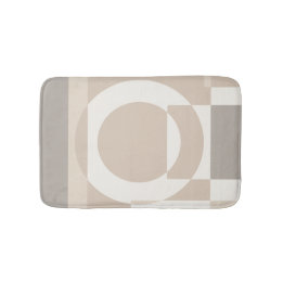 Tapete De Banheiro Soft Geometric Blocks – Simple and Sleek