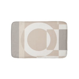Tapete De Banheiro Soft Geometric Blocks – Simple and Sleek