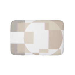 Tapete De Banheiro Soft Geometric Blocks – Simple and Sleek