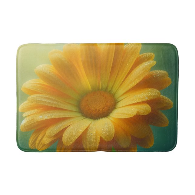 Tapete De Banheiro Soft Yellow Daisy  (Frente)
