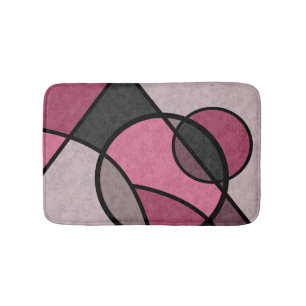 Tapete De Banheiro Sol rosa, abstrato