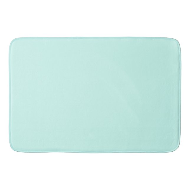 Tapete De Banheiro Solid cameo green mint soft turquoise (Frente)