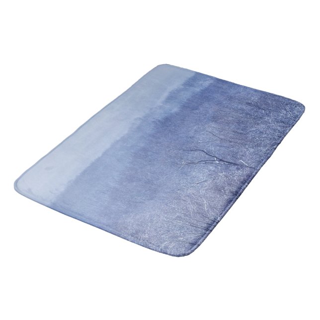 Tapete De Banheiro Sombras de Azul (Angulado)