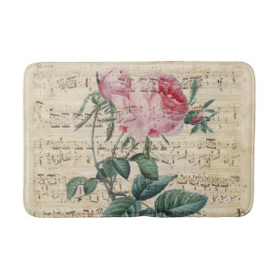 Tapete De Banheiro Sonho da música do rosa do rosa