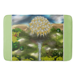 Tapete De Banheiro Sonho de Olhos Surreais de Dandelions