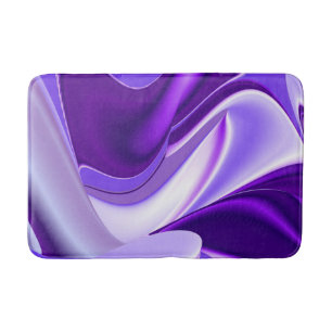 Tapete De Banheiro Sonhos de Arco-Íris de Flor Roxo