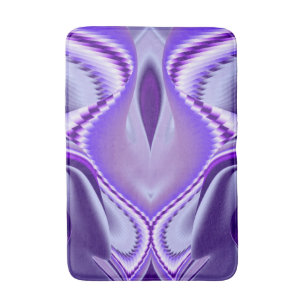 Tapete De Banheiro Sonhos de Arco-Íris de Flor Roxo