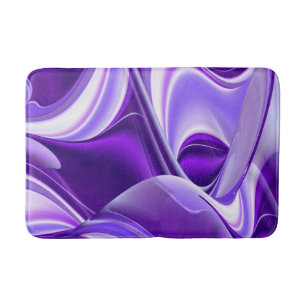 Tapete De Banheiro Sonhos de Arco-Íris de Flor Roxo