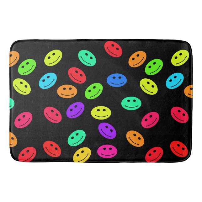 Tapete De Banheiro Sorria Face Bath Mat (Frente)