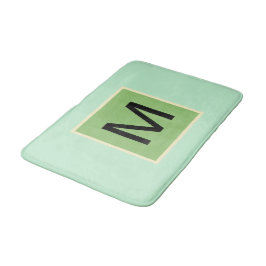 Tapete De Banheiro Sorvetes verdes do pistachio monograma