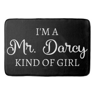 Tapete De Banheiro Sou o Sr. Darcy tipo de garota que sou