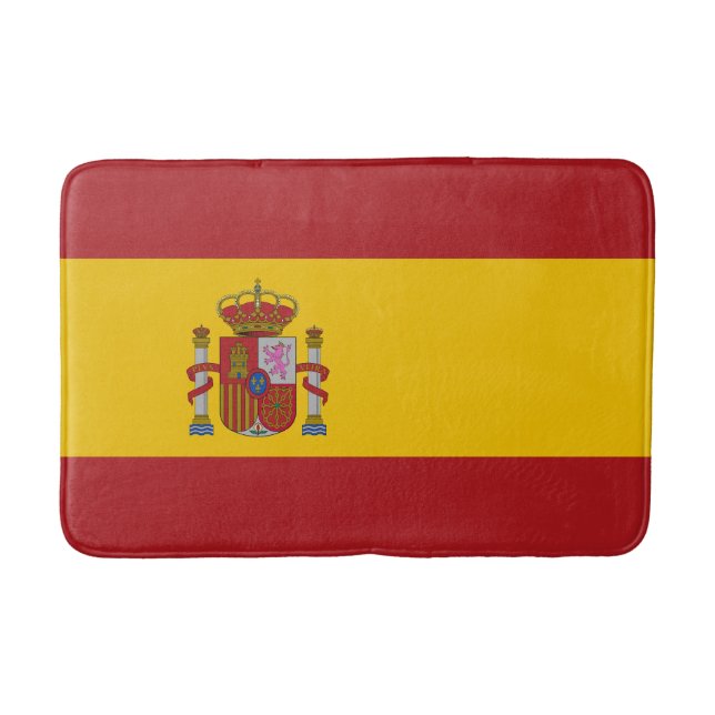 Tapete De Banheiro Spain Flag (Frente)