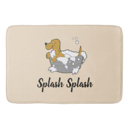 Tapete De Banheiro Splash splash dog cat matt