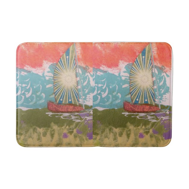 Tapete De Banheiro Starburst Sail (Frente)