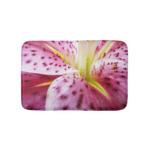 Tapete De Banheiro Stargazer Lily Bright Magenta Floral