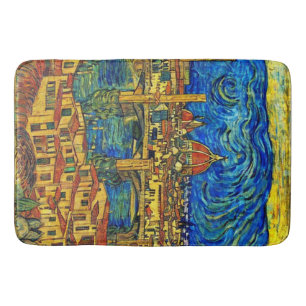Tapete De Banheiro Starry Starry Night Florence Itália