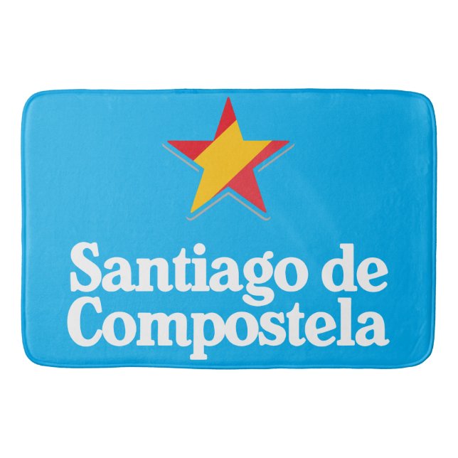 Tapete De Banheiro Stars of Spain – Santiago de Compostela (Frente)