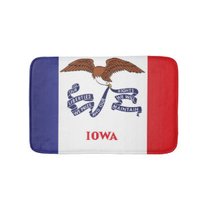Tapete De Banheiro State Flag of Iowa, EUA