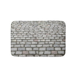 Tapete De Banheiro Stone Pathway Cinza Cobblestone Street Sidewalk
