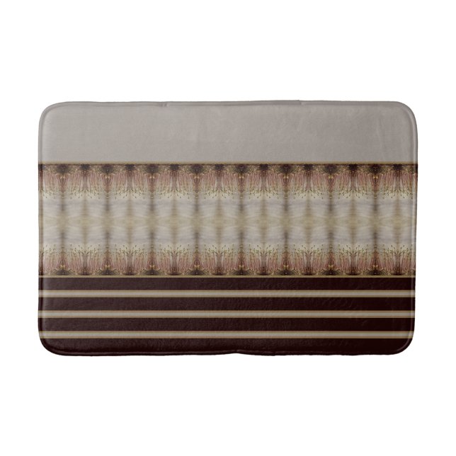 Tapete De Banheiro Stripe acentuado moderno (Frente)