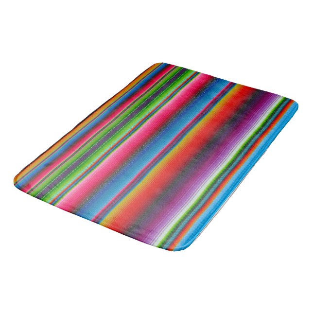 Tapete De Banheiro Stripes Coloridas (Angulado)