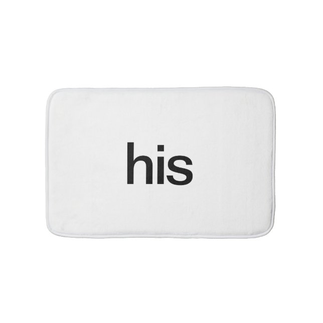 Tapete De Banheiro Sua e sua Bath Mats (frente)