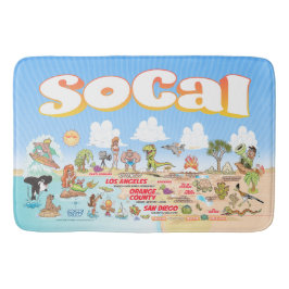 Tapete De Banheiro Sul da Califórnia