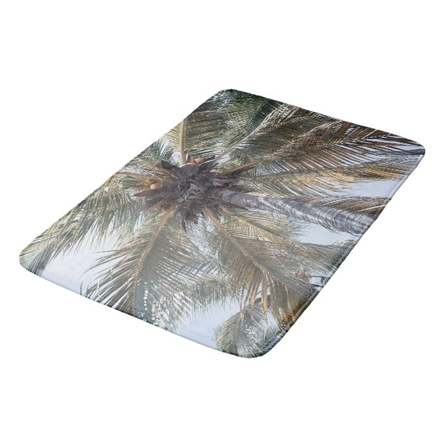 Tapete De Banheiro Summer Coconut Chill Palm 1 (Angulado)